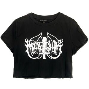 MARDUK Black Metal Band Crop Top
